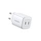 Ugreen 15327 chargeur d'appareils mobiles Universel Blanc Secteur Charge rapide Intérieure