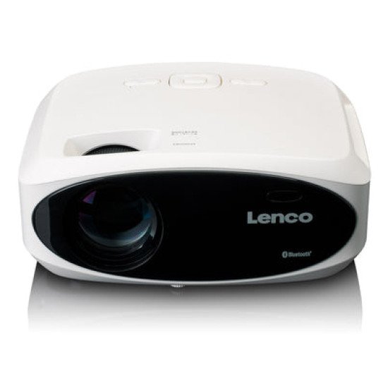 Lenco LPJ-900WH vidéo-projecteur Projecteur à focale standard 250 ANSI lumens LED 1080p (1920x1080) Noir, Blanc