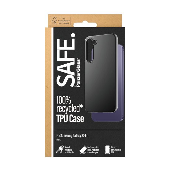 PanzerGlass SAFE95676 coque de protection pour téléphones portables Housse Transparent