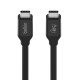 Belkin INZ001bt0.8MBK câble USB 0,8 m USB4 Gen 3x2 USB C Noir