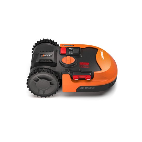 WORX WR155E tondeuse à gazon Tondeuse à gazon robot Batterie Noir, Orange