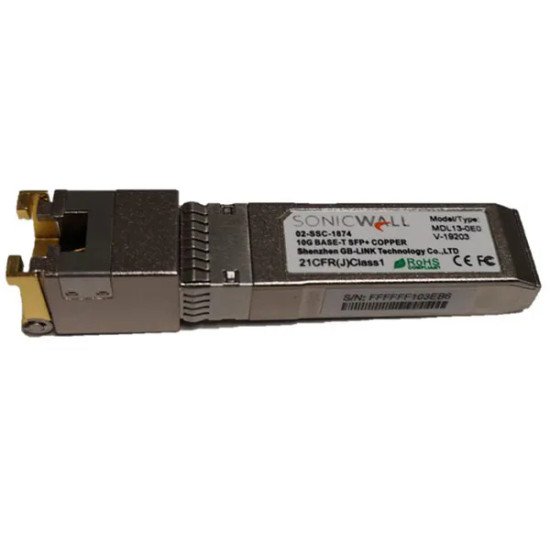 SonicWall 02-SSC-1874 module émetteur-récepteur de réseau SFP+