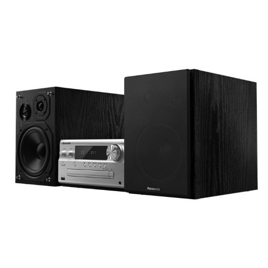 Panasonic SC-PMX802E-S ensemble audio pour la maison Système mini audio domestique 120 W Noir, Argent