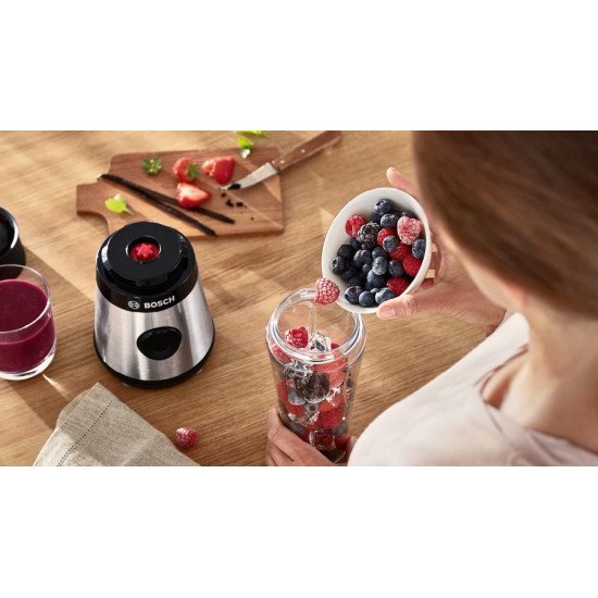 Bosch VitaPower MMB2111M blender 0,6 L Mélangeur de table 450 W Acier inoxydable