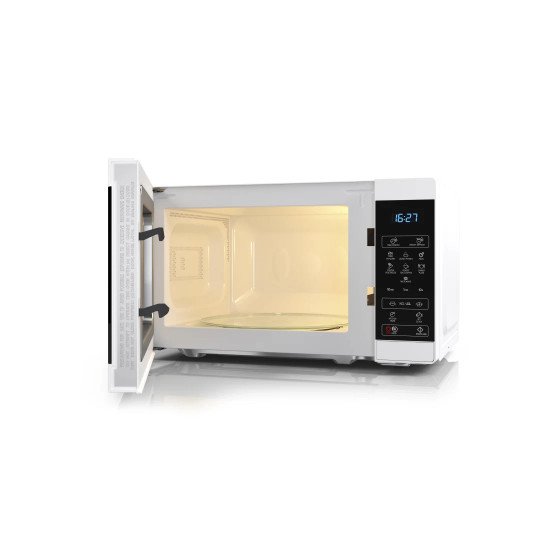 Sharp YC-MS02E-W micro-onde Noir, Blanc Micro-onde simple Comptoir 20 L 800 W