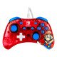 PDP Rock Candy: Mario Punch Rouge, Translucide USB Manette de jeu Analogique/Numérique Nintendo Switch, Nintendo Switch Lite, Nintendo Switch OLED