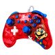 PDP Rock Candy: Mario Punch Rouge, Translucide USB Manette de jeu Analogique/Numérique Nintendo Switch, Nintendo Switch Lite, Nintendo Switch OLED