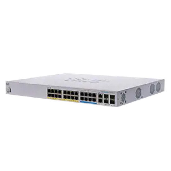 Cisco CBS350 Géré L3 Gigabit Ethernet (10/100/1000) Connexion Ethernet POE 1U Noir, Gris