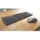 CHERRY Stream Desktop Recharge clavier RF sans fil AZERTY Français Noir