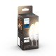 Philips Hue White Flamme - Ampoule connectée E14 - (pack de 2)