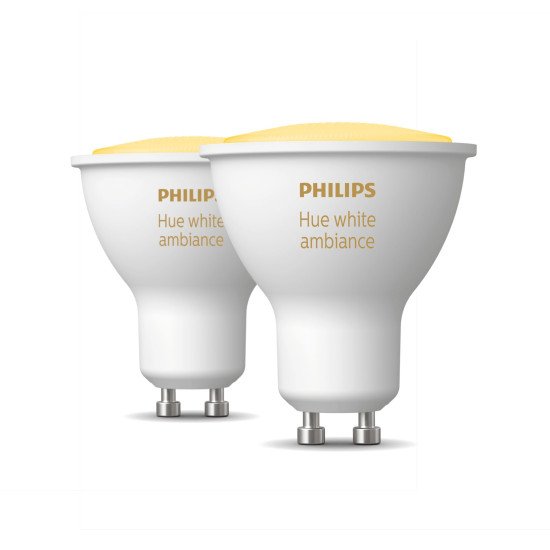 Philips Hue White ambiance GU10 - Spot connecté - (pack de 2)