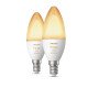 Philips Hue White ambiance Flamme - Ampoule connectée E14 - (pack de 2)