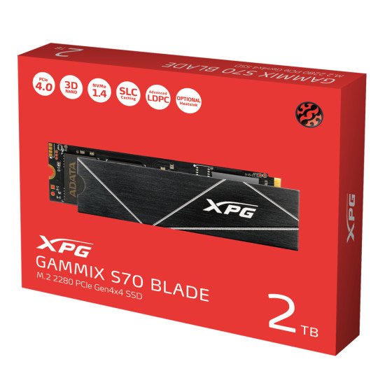 XPG GAMMIX S70 Blade M.2 2 To PCI Express 4.0 3D NAND NVMe