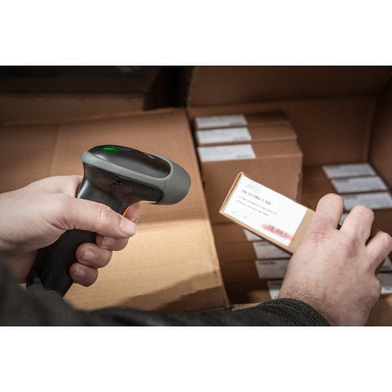 Digitus Scanner de codes-barres 2D, sans fil (batterie), compatible Bluetooth & QR codes