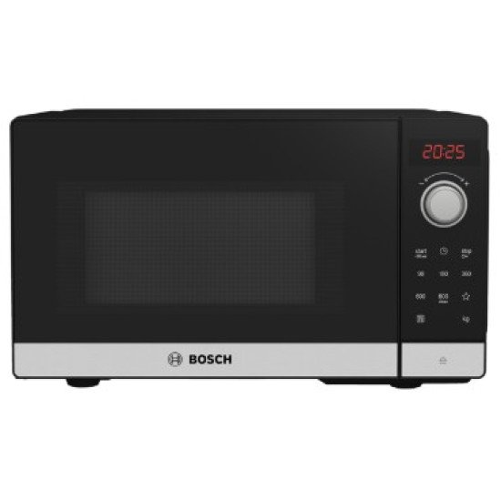 Bosch Serie 2 FFL023MS2 micro-onde Comptoir Micro-ondes uniquement 20 L 800 W Noir, Acier inoxydable