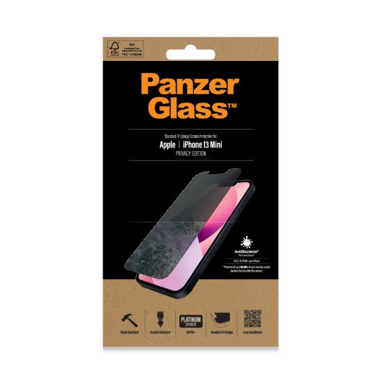 PanzerGlass P2741 écran et protection arrière de téléphones portables Protection d'écran transparent Apple 1 pièce(s)