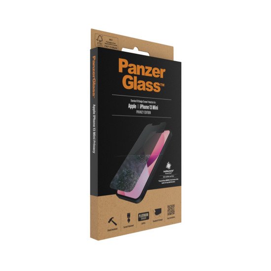 PanzerGlass P2741 écran et protection arrière de téléphones portables Protection d'écran transparent Apple 1 pièce(s)