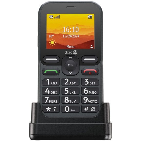 Doro Leva L10 6,1 cm (2.4") 120,7 g Noir Téléphone numérique