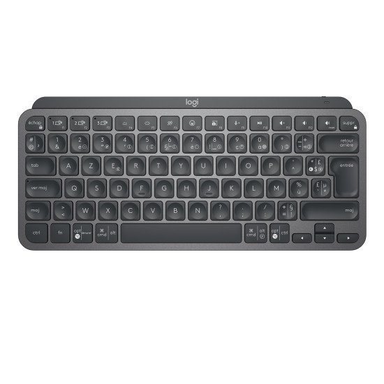 Logitech MX Keys Mini clavier RF sans fil + Bluetooth QWERTY Anglais britannique Graphite