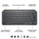 Logitech MX Keys Mini clavier RF sans fil + Bluetooth QWERTY Anglais britannique Graphite