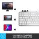 Logitech MX Keys Mini for Mac clavier RF sans fil + Bluetooth QWERTY US International