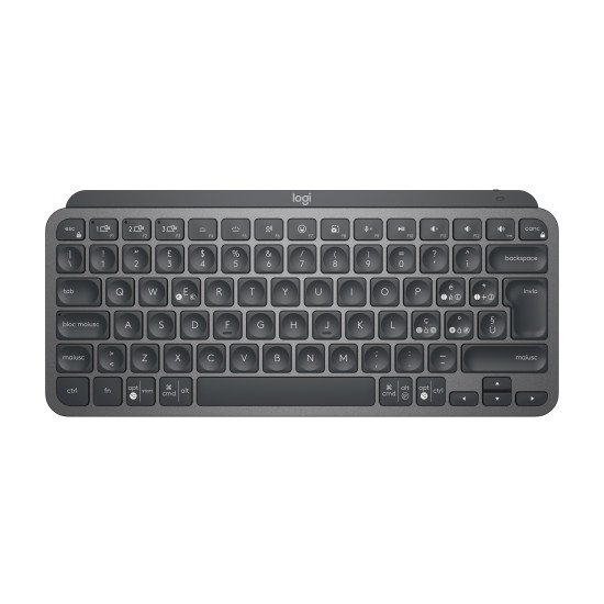 Logitech MX Keys Mini clavier Bureau RF sans fil + Bluetooth QWERTY Italien Graphite