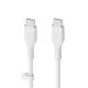 Belkin BOOST↑CHARGE Flex câble USB 2 m USB 2.0 USB C Blanc