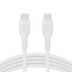 Belkin BOOST↑CHARGE Flex câble USB 2 m USB 2.0 USB C Blanc