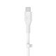 Belkin BOOST↑CHARGE Flex câble USB 2 m USB 2.0 USB C Blanc