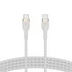 Belkin BOOST↑CHARGE PRO Flex câble USB 2 m USB 2.0 USB C Blanc