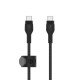 Belkin BOOST↑CHARGE PRO Flex câble USB 3 m USB 2.0 USB C Noir