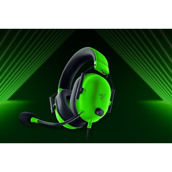 Razer BlackShark V2 X Casque Avec fil Arceau Jouer Vert, Noir