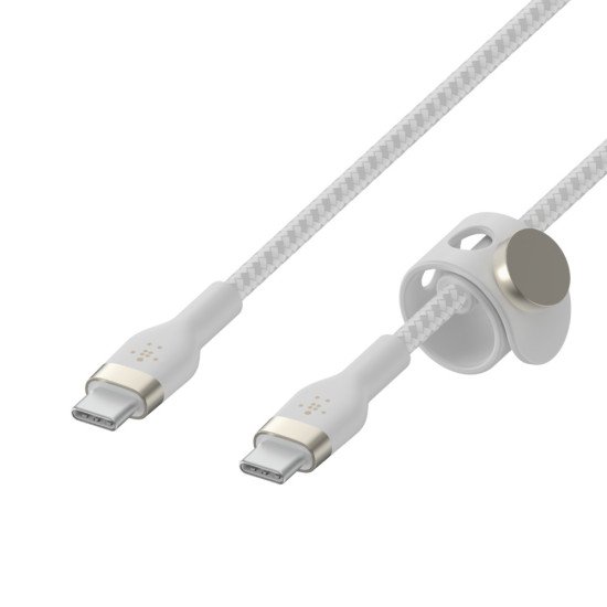 Belkin BOOST↑CHARGE PRO Flex câble USB 3 m USB 2.0 USB C Blanc