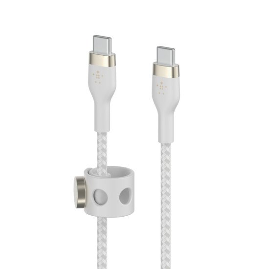 Belkin BOOST↑CHARGE PRO Flex câble USB 3 m USB 2.0 USB C Blanc