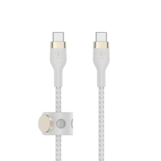 Belkin BOOST↑CHARGE PRO Flex câble USB 3 m USB 2.0 USB C Blanc