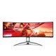 AOC AG493UCX2 écran PC 49" 5120 x 1440 pixels Quad HD LED Noir, Rouge