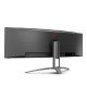 AOC AG493UCX2 écran PC 49" 5120 x 1440 pixels Quad HD LED Noir, Rouge