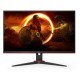 AOC 24G2SAE/BK écran PC 23.8" 1920 x 1080 pixels Full HD Noir, Rouge