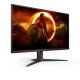 AOC 24G2SAE/BK écran PC 23.8" 1920 x 1080 pixels Full HD Noir, Rouge