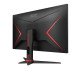 AOC 24G2SAE/BK écran PC 23.8" 1920 x 1080 pixels Full HD Noir, Rouge