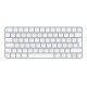 Apple Magic clavier Universel USB + Bluetooth Suédois Aluminium, Blanc