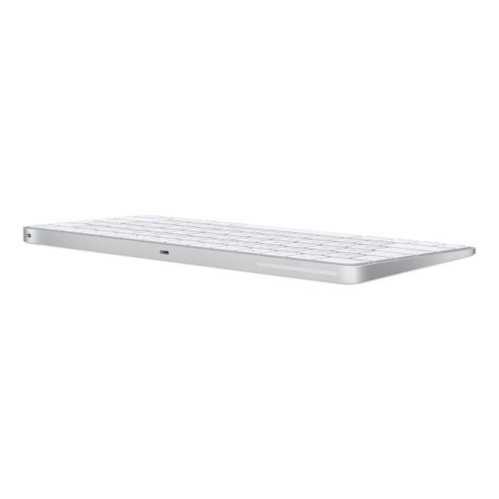 Apple Magic clavier Universel USB + Bluetooth Suédois Aluminium, Blanc