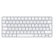 Apple Magic clavier Universel USB + Bluetooth Suédois Aluminium, Blanc