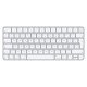 Apple Magic clavier Universel USB + Bluetooth Italien Aluminium, Blanc