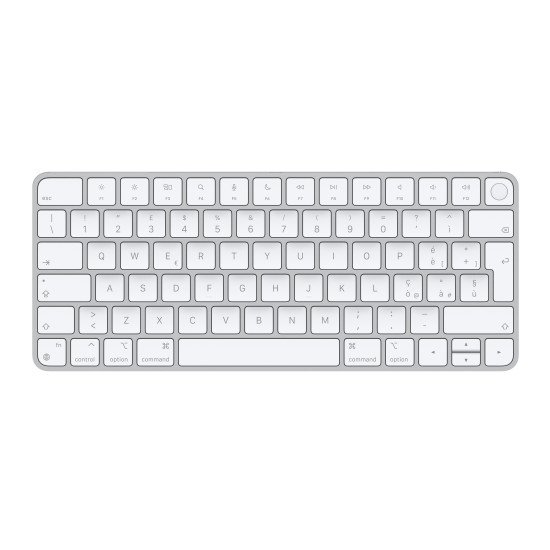 Apple Magic clavier Universel USB + Bluetooth Italien Aluminium, Blanc