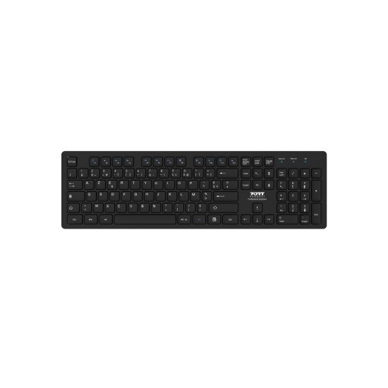 Port Designs 900906-FR clavier Souris incluse Bureau RF sans fil AZERTY Français Noir