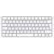 Apple Magic clavier USB + Bluetooth Anglais Aluminium, Blanc