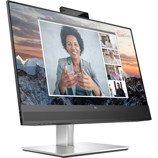 HP E24m G4 écran PC 23.8" 1920 x 1080 pixels Full HD Noir, Argent