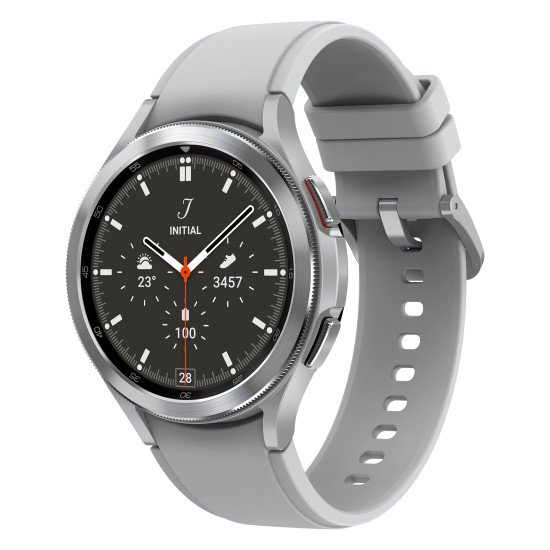 Samsung Galaxy Watch4 Classic 3,56 cm (1.4") Super AMOLED 46 mm 4G Argent GPS (satellite)