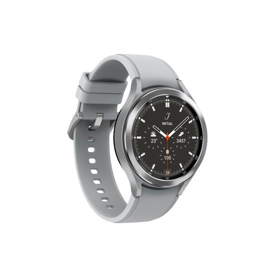 Samsung Galaxy Watch4 Classic 3,56 cm (1.4") Super AMOLED 46 mm 4G Argent GPS (satellite)